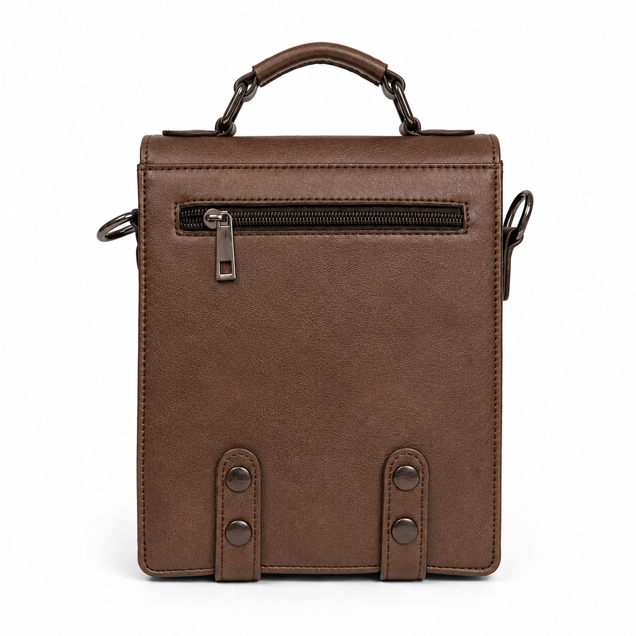 mans side bag back chocolate
